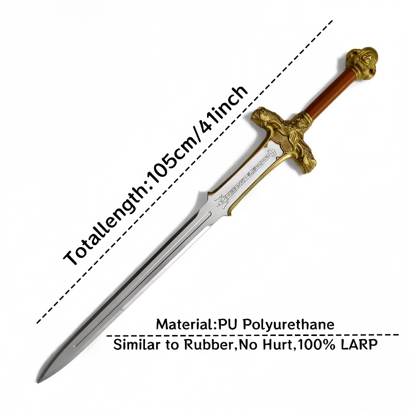 Cosplay Prop Display - 105cm/41.34in Atlantis Sword Halloween PU Cosplay
