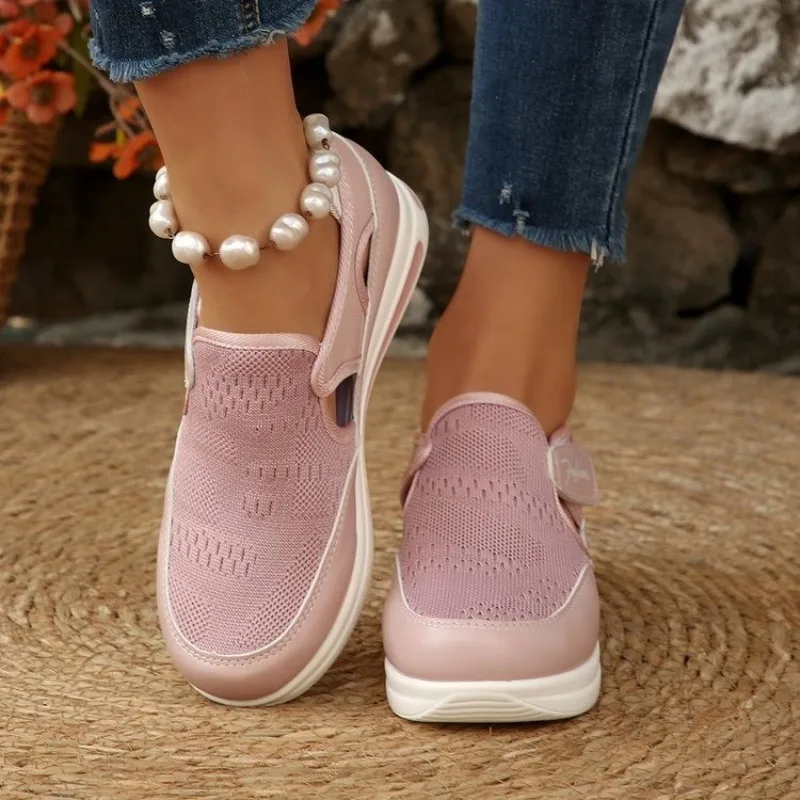 Women Platform Slip on Sneaker - Velcro Hook Loop review and price