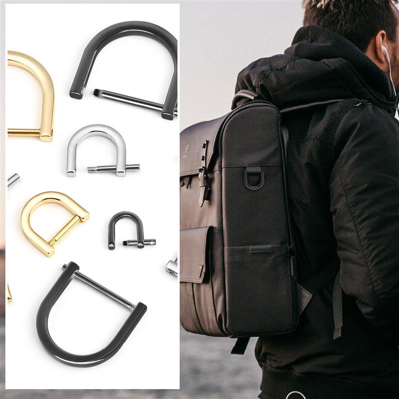 2Pcs Open Screw D Ring Buckle  - D Ring Strap review and price