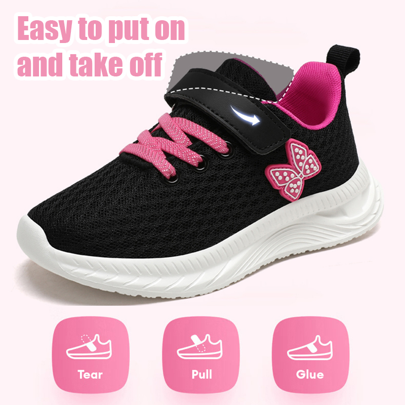 Girls Sports Running Shoes wit - Velcro Hook Loop review and price