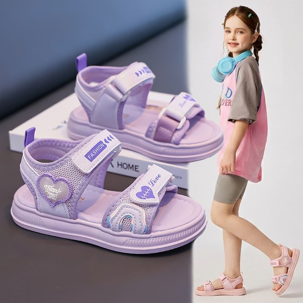 Girls' Heart-Shaped Princess S - Velcro Hook Loop review and price
