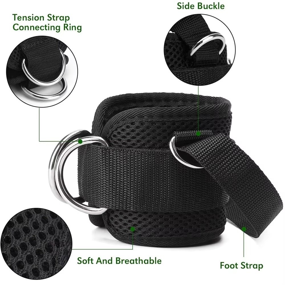 Double D-Ring Gym Ankle Straps - D Ring Strap review and price