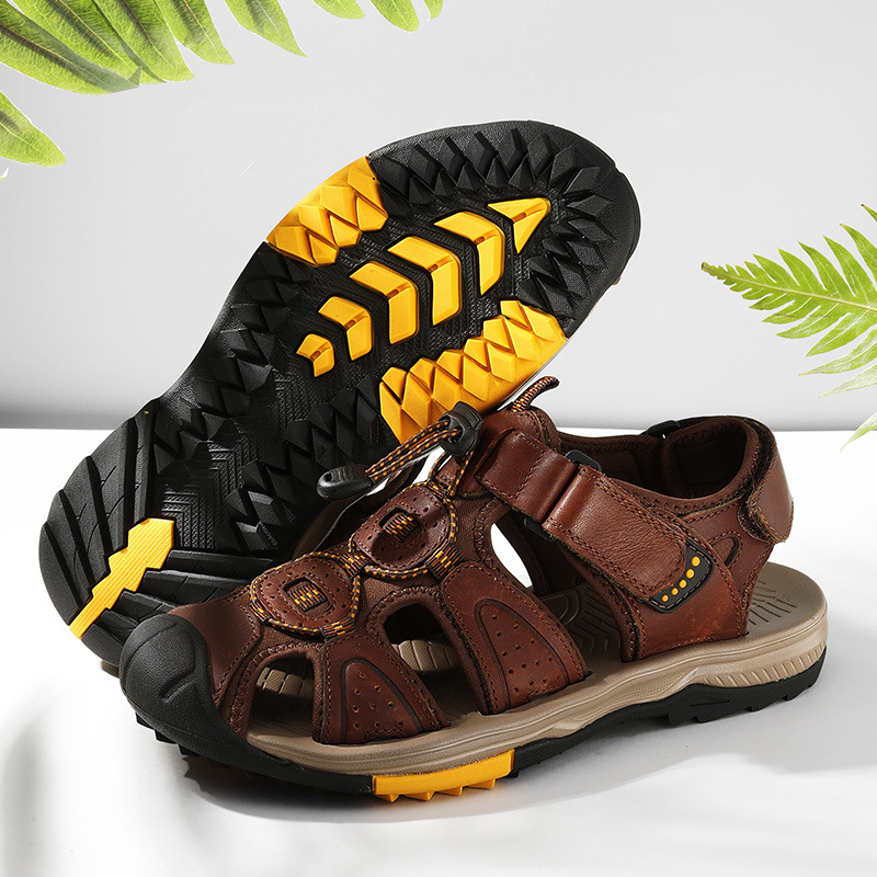 Large Size New Summer Men's To - Velcro Hook Loop review and price