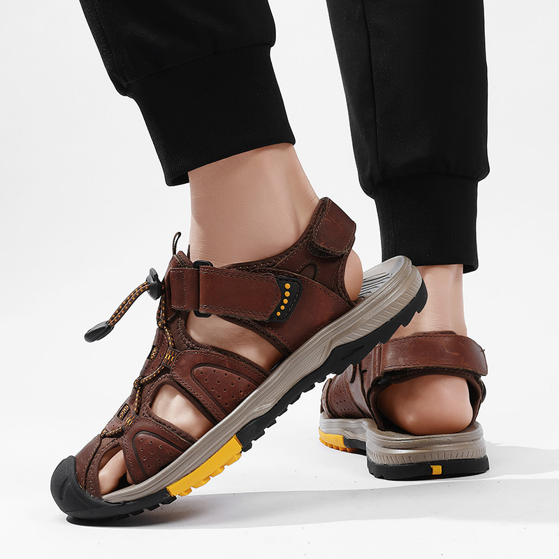 Large Size New Summer Men's To - Velcro Hook Loop review and price