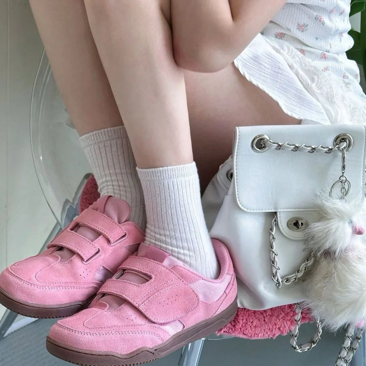 Velcro Strap Retro Sneakers fo - Velcro Hook Loop review and price